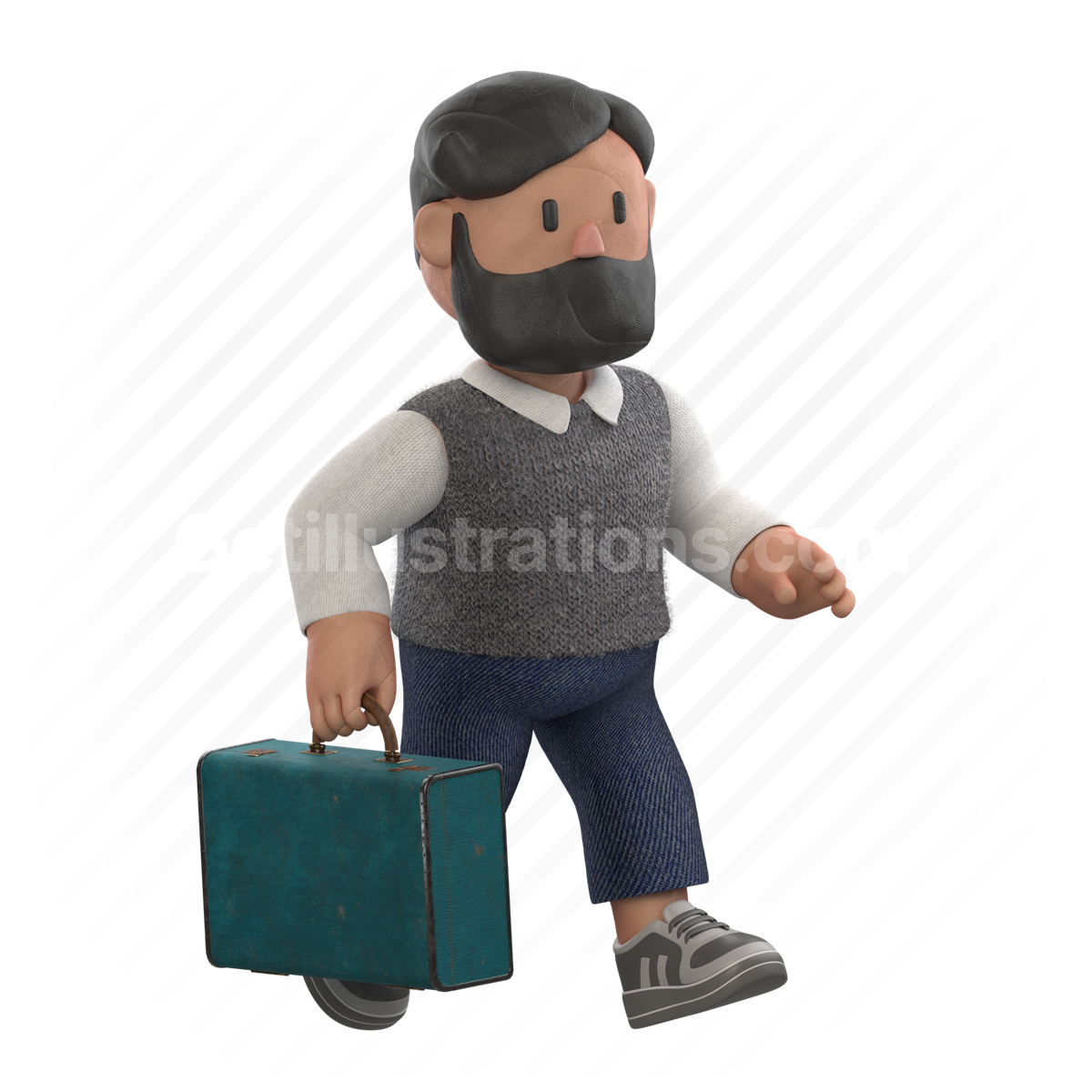 man, people, person, business, suitcase, briefcase, office, work